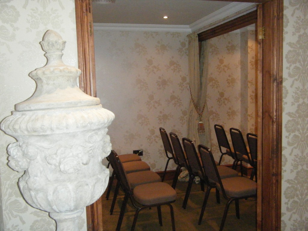 Chapel for a funeral service in Sutton Coldfield